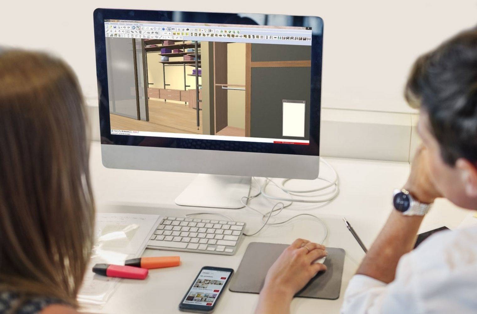 3D Visualisatie kasten op maat