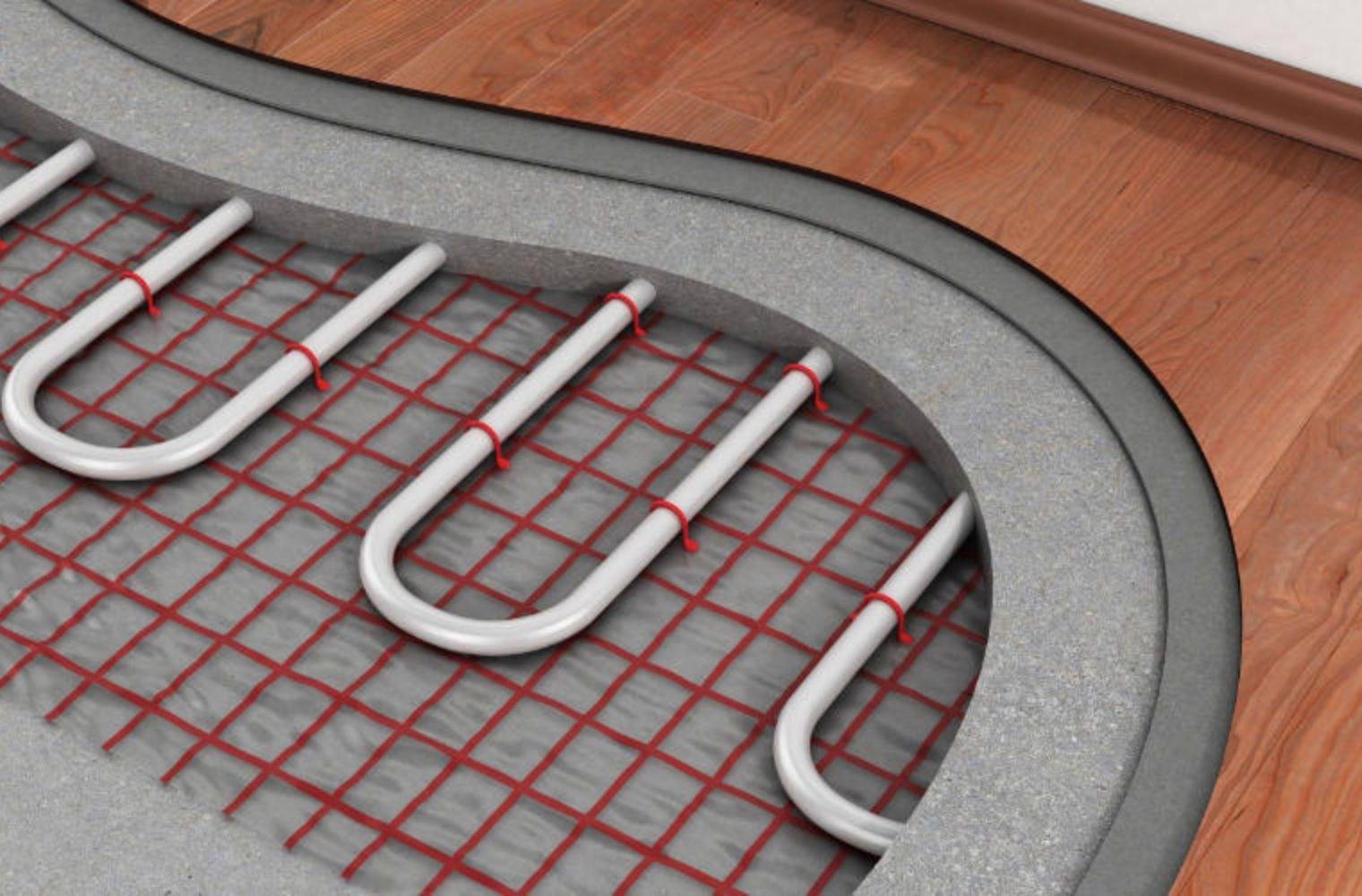 Natte (conventionele) vloerverwarming