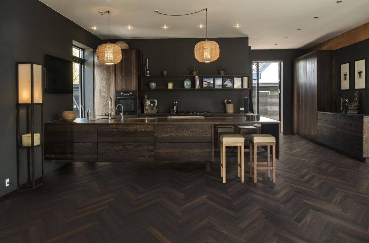 Houten parket vloer