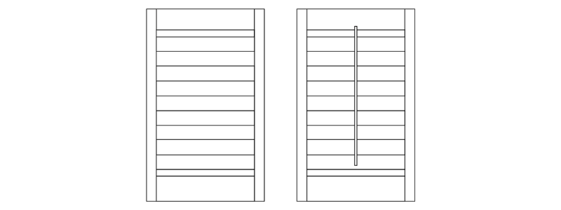 Shutter bediening