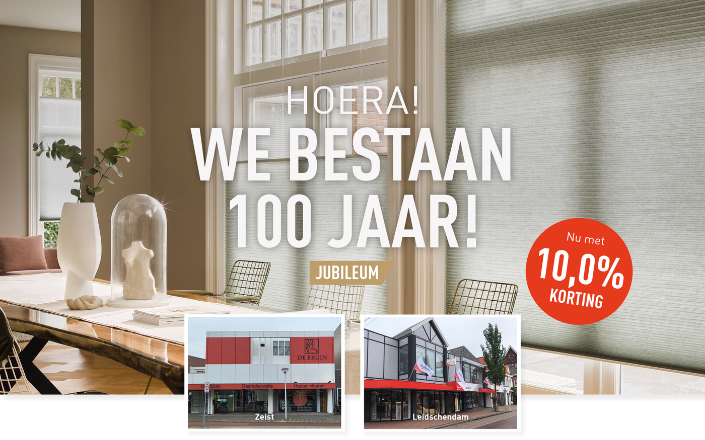 binnenspecialist actie 100 jaar