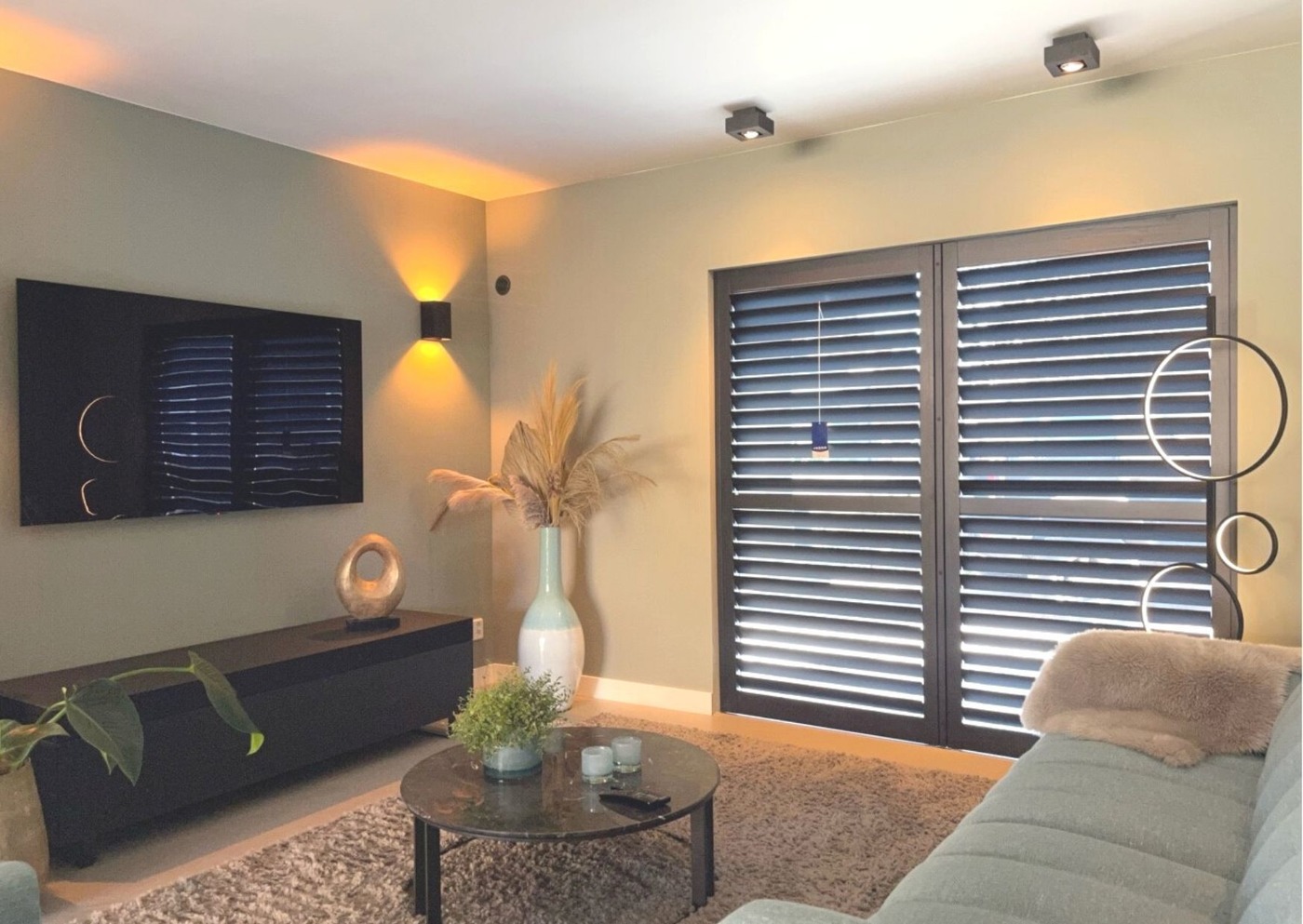 shutter raambekleding wonen woonkamer